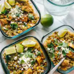 Cilantro Lime Chicken and Lentil Rice Bowls