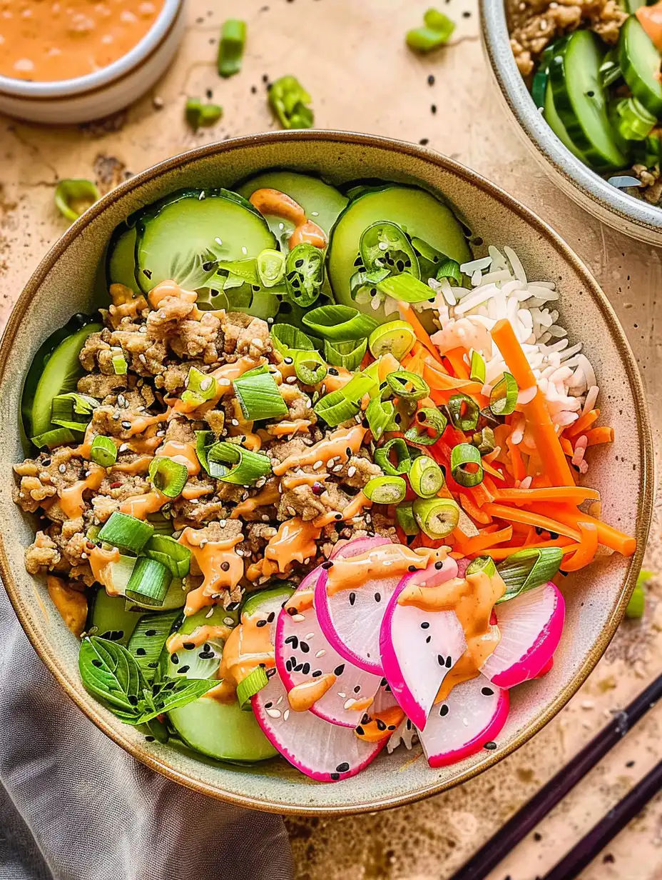 Ground Turkey Rice Bowl