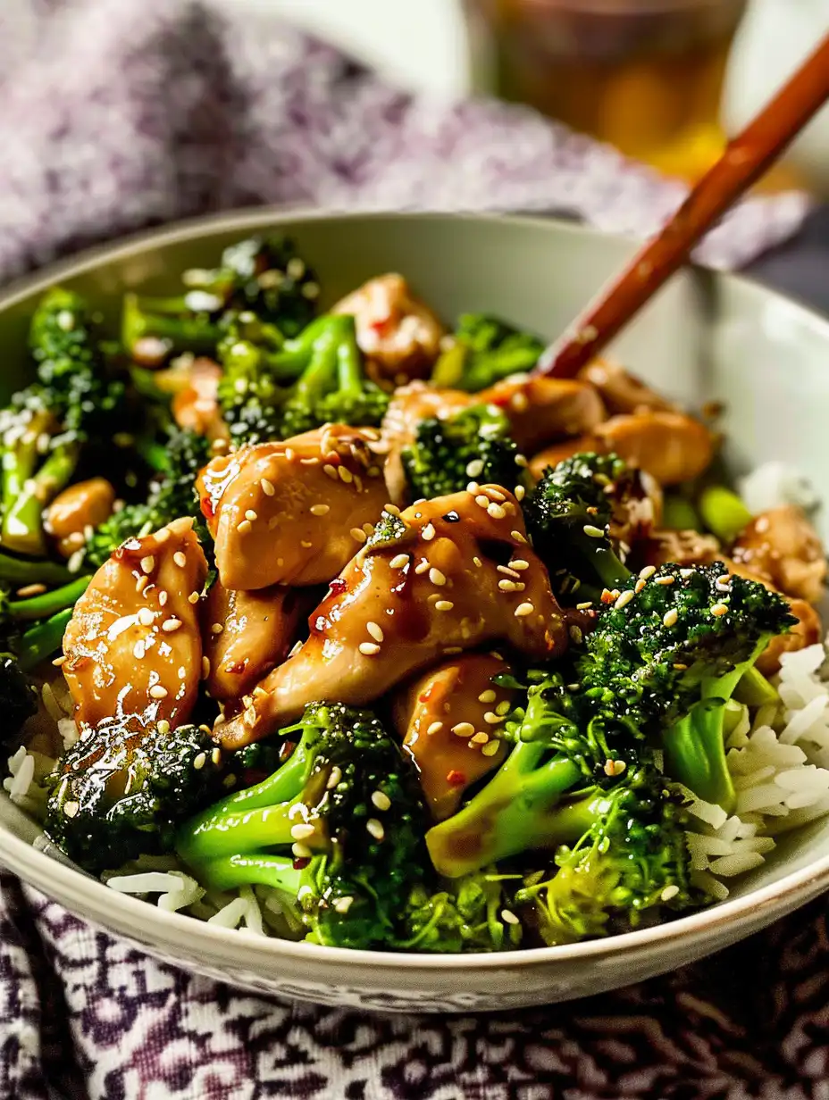 Healthy Chicken and Broccoli Stir Fry