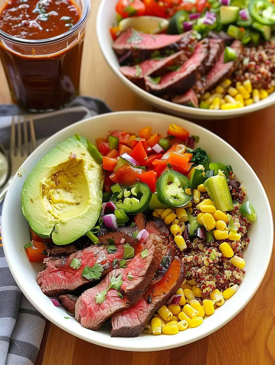 Steak Quinoa Burrito Bowl