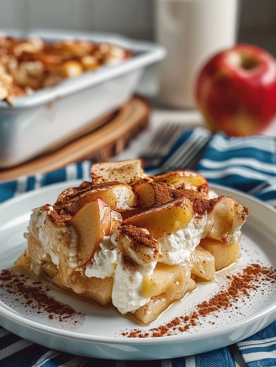 Apple Cinnamon Cottage Cheese Bake