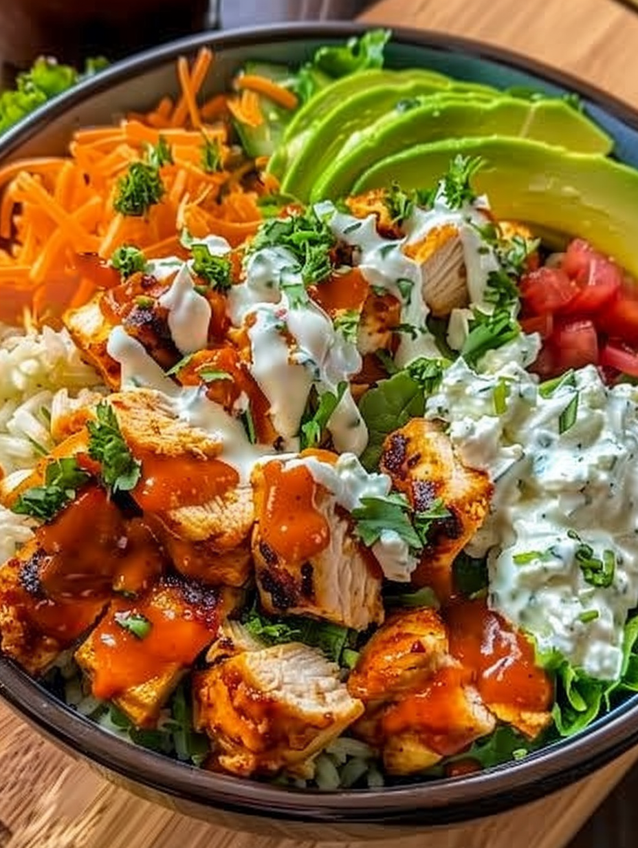 Buffalo Chicken Protein Bowl
