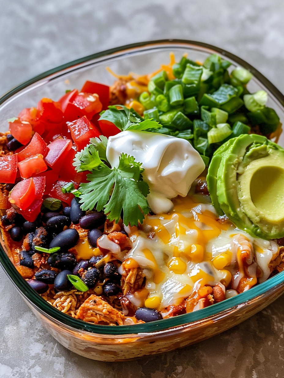 Chicken Enchilada Bowls