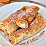 Crispy Keto Cinnamon Cream Cheese Roll Ups