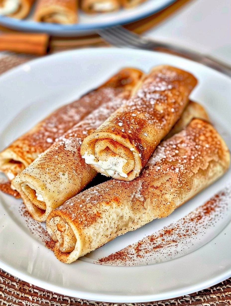 Crispy Keto Cinnamon Cream Cheese Roll Ups