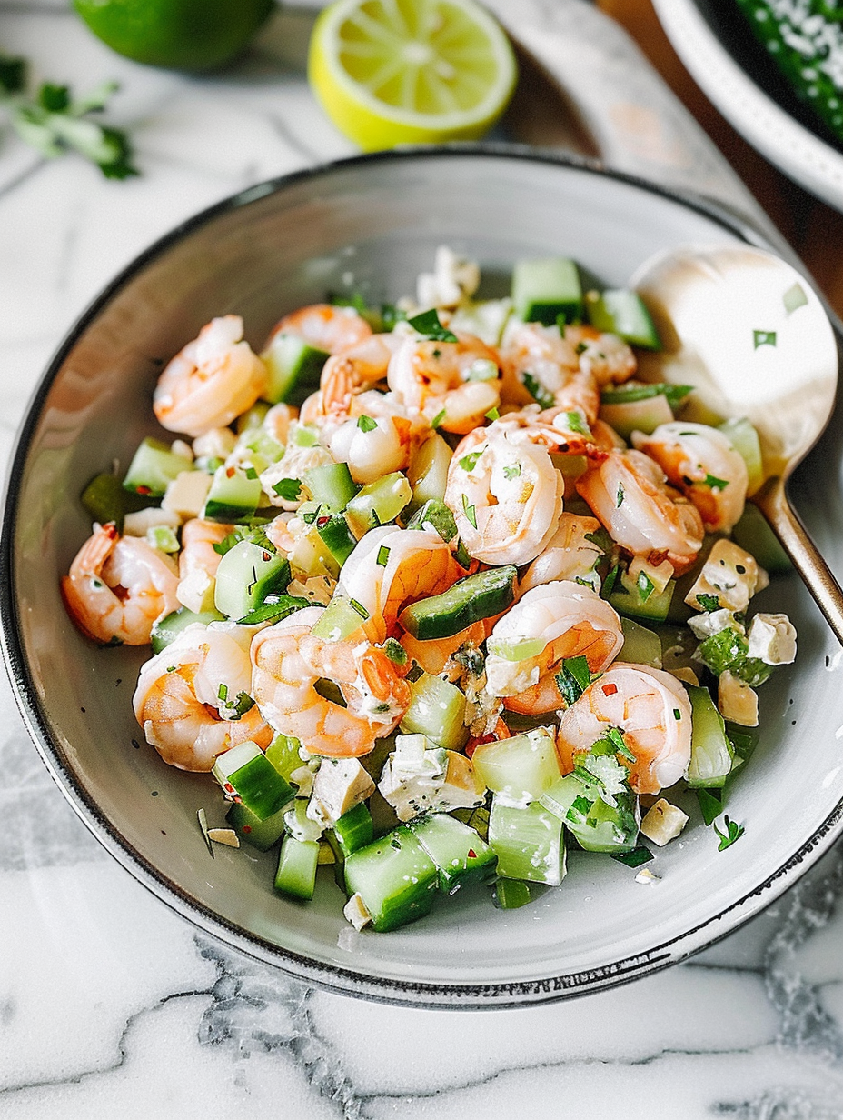 Cucumber Shrimp Salad
