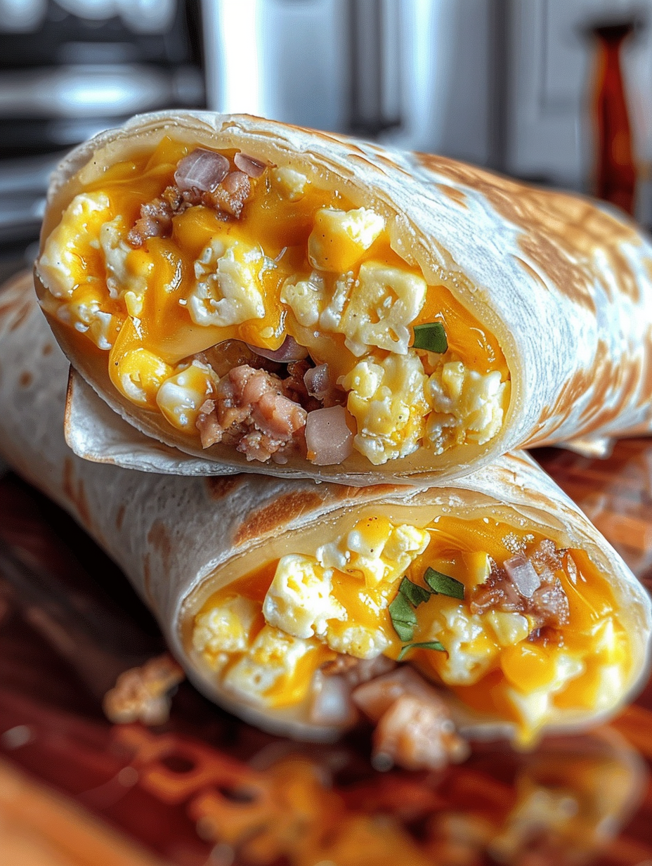 Easy Freezer Breakfast Burritos