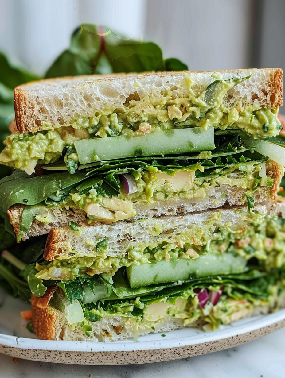 Green Goddess Salad Sandwich