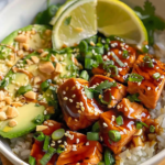 Honey Glazed Salmon Bowl