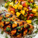 Honey Lime Chicken with Mango Salsa