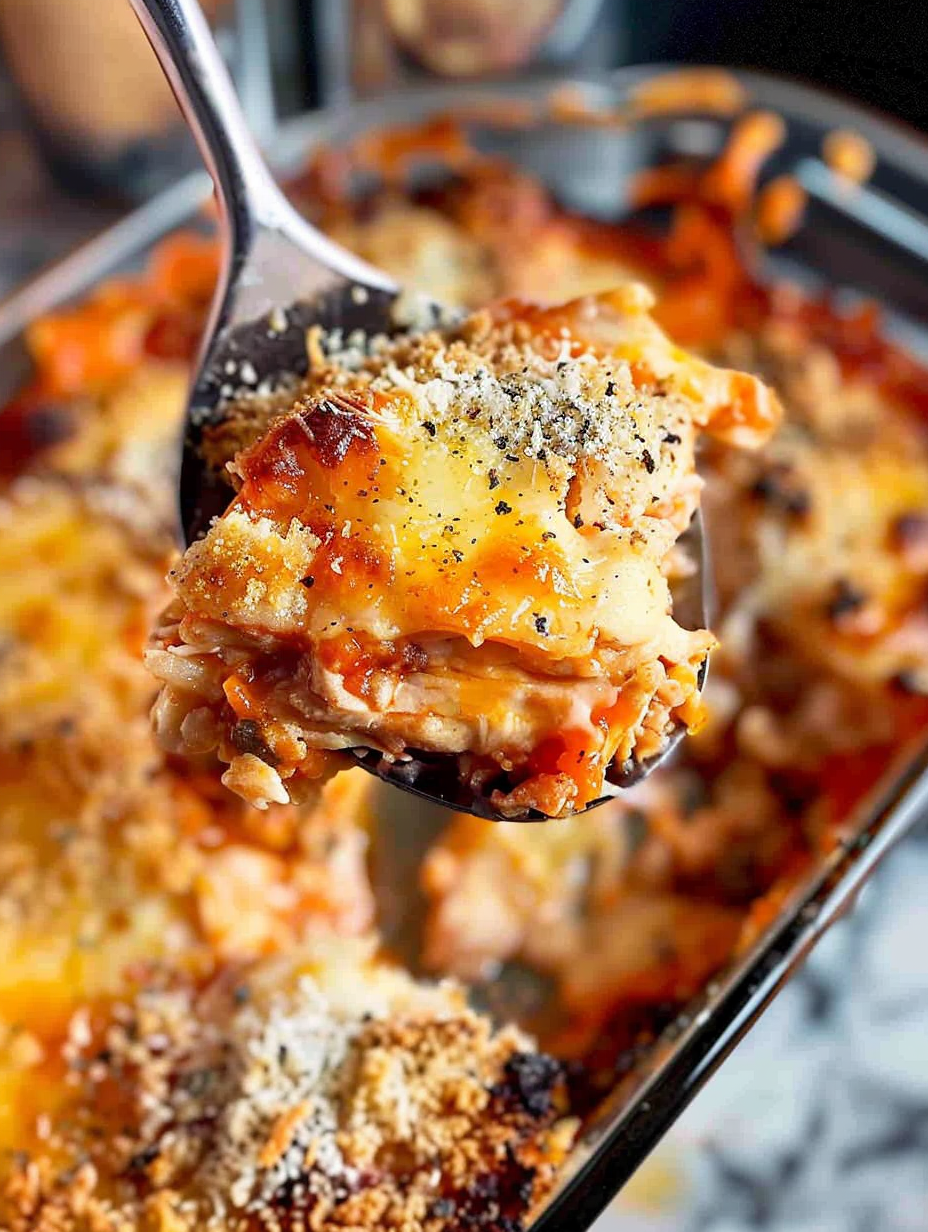 Keto Chicken Parmesan Casserole