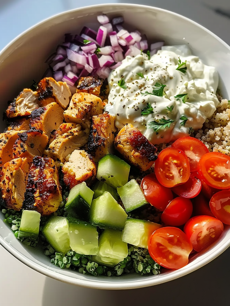 Mediterranean Chicken Bowls