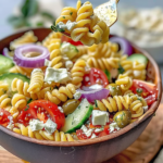 Quick Greek Pasta Salad