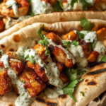 Sheet Pan Chicken Pitas with Herby Ranch