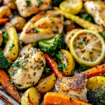 Sheet Pan Lemon Herb Chicken and Vegetables
