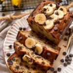 Skinny Chocolate Chip Banana Bread (Low Calorie)