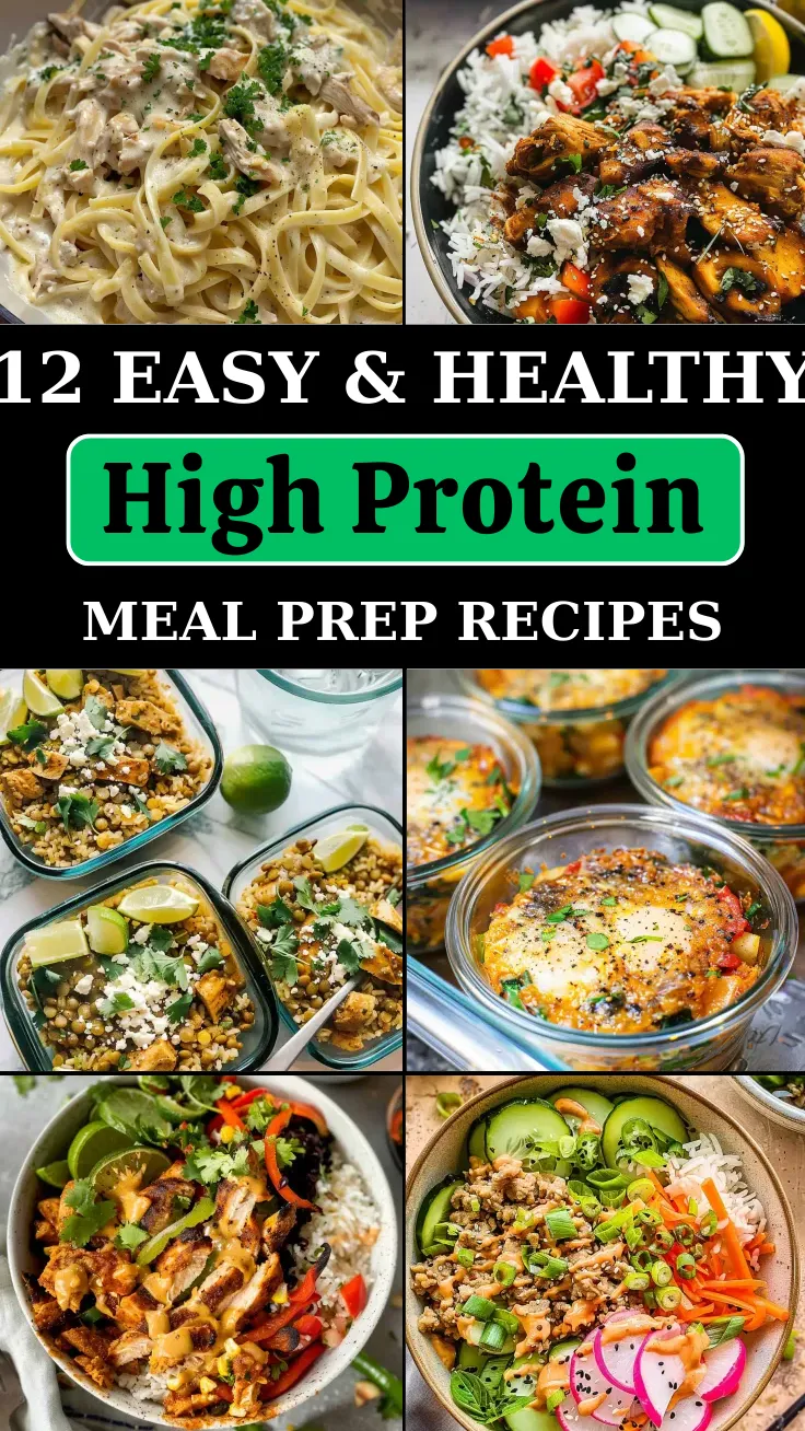 12 High Protein Recipes for Better Meal Prep