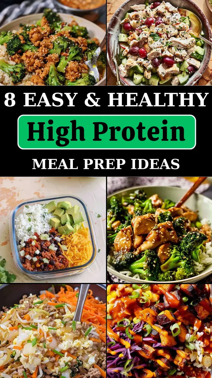8 Best High Protein Meals for Easy Healthy Meal Prep