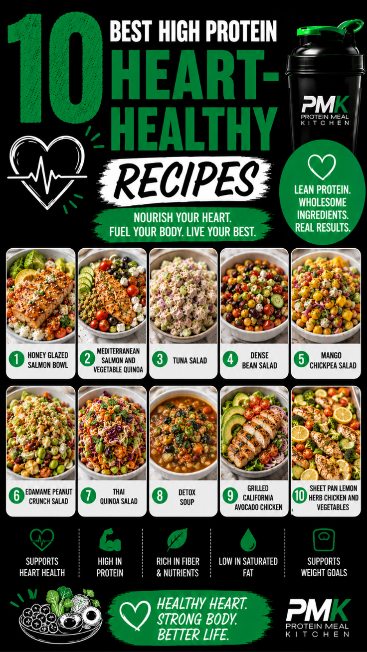 10 Best High Protein Heart-Healthy Recipes