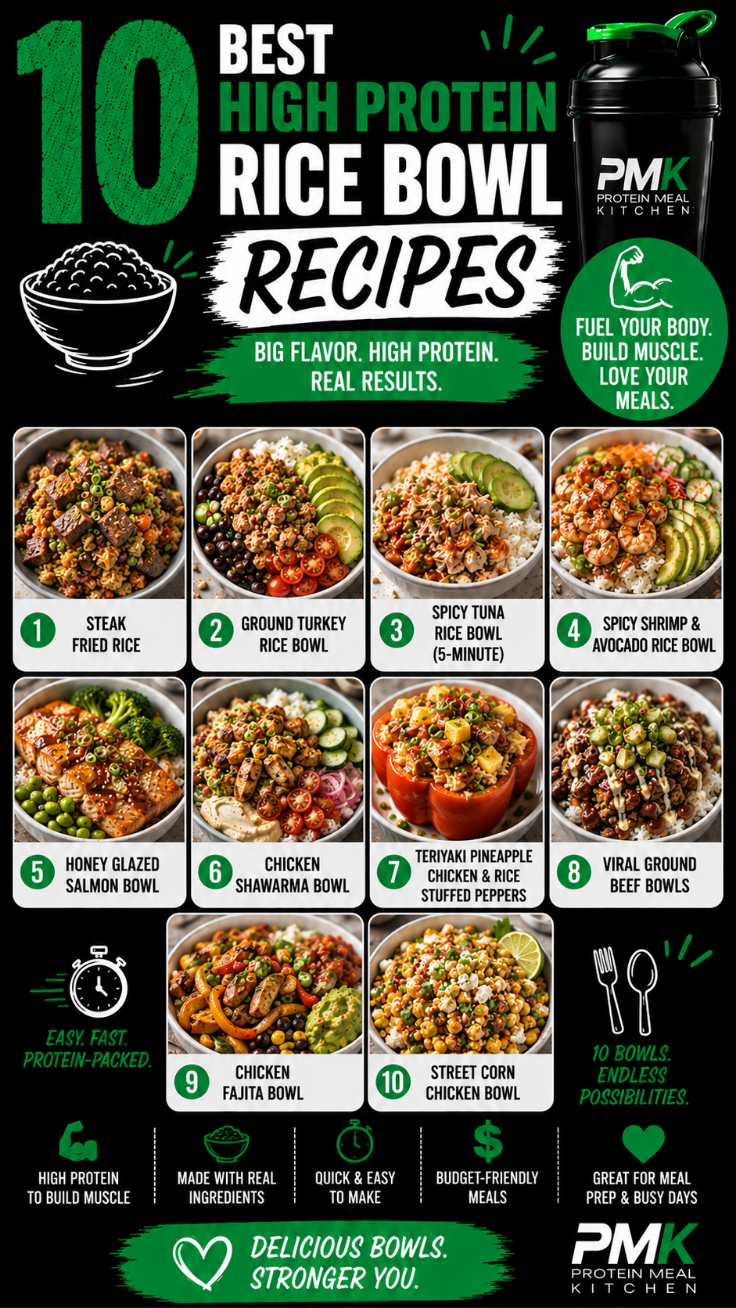 10 Best High Protein Rice Bowl Recipes for Healthy Meals