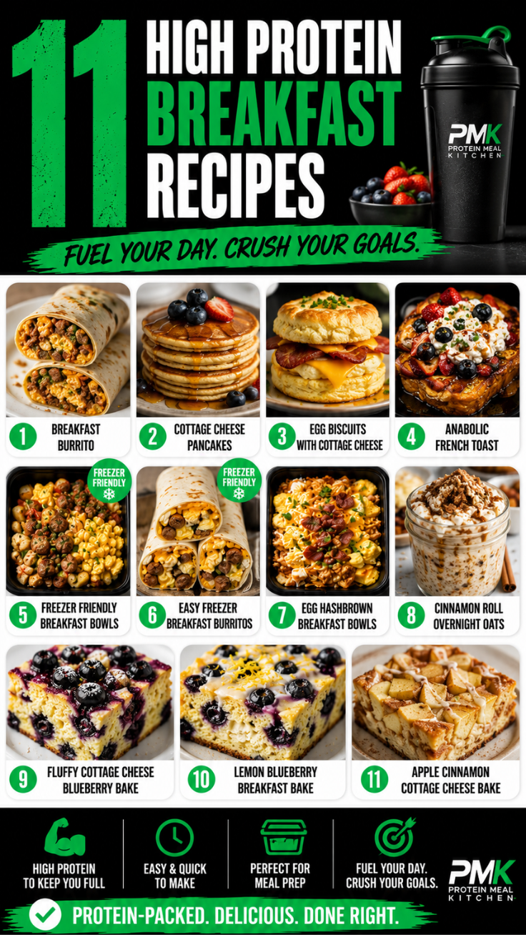 11 High-Protein Breakfast Recipes to Fuel Your Day