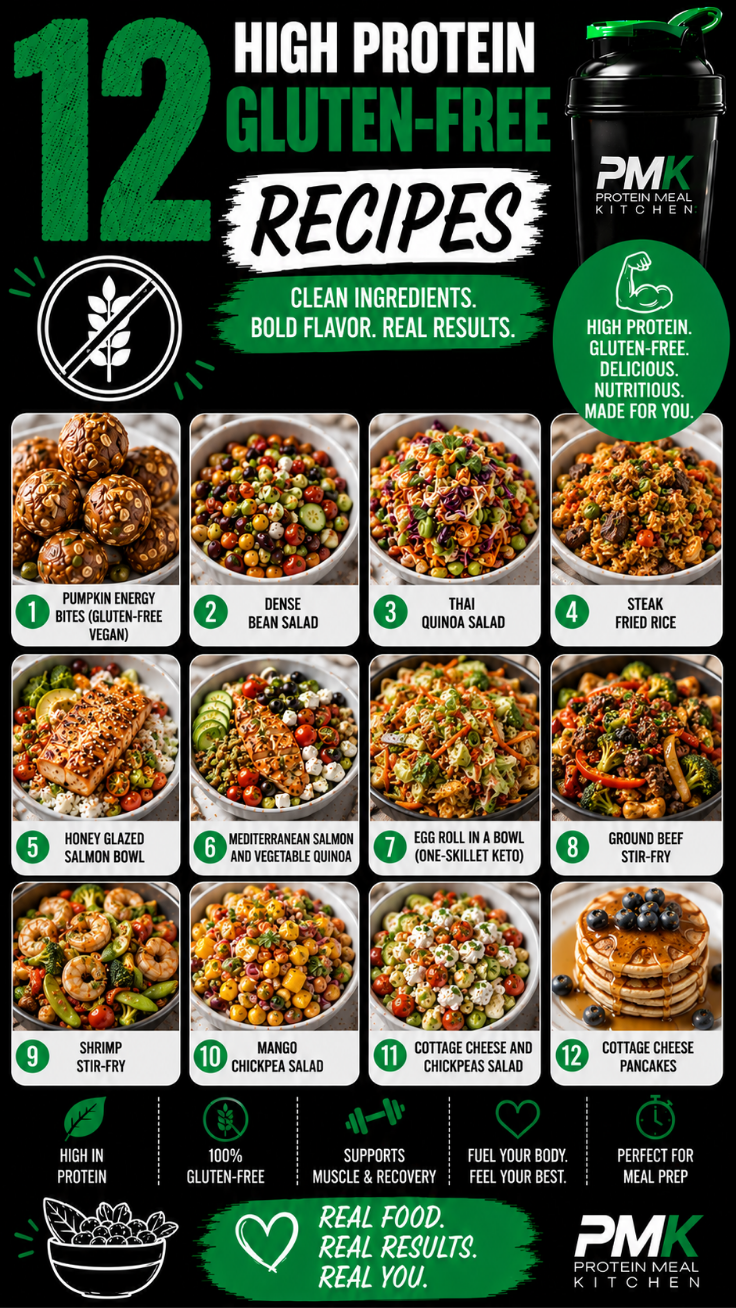 12 High Protein Gluten-Free Recipes for Healthy Living