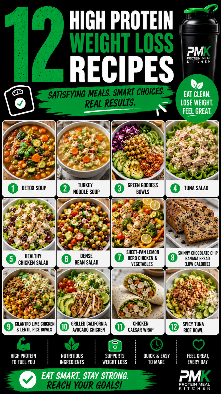 12 High Protein Weight Loss Recipes for Healthy Living