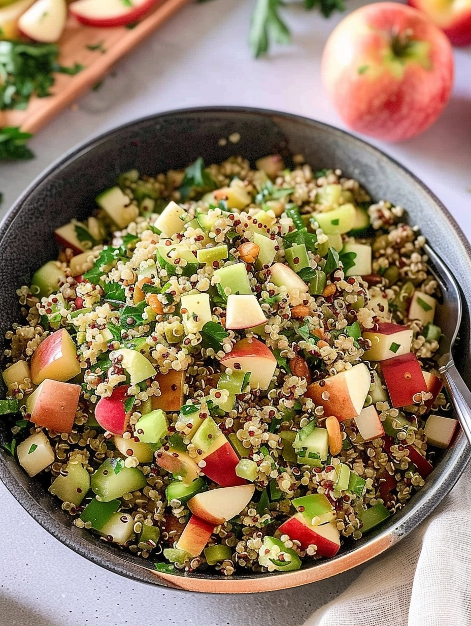 15 Minute Apple Quinoa Salad