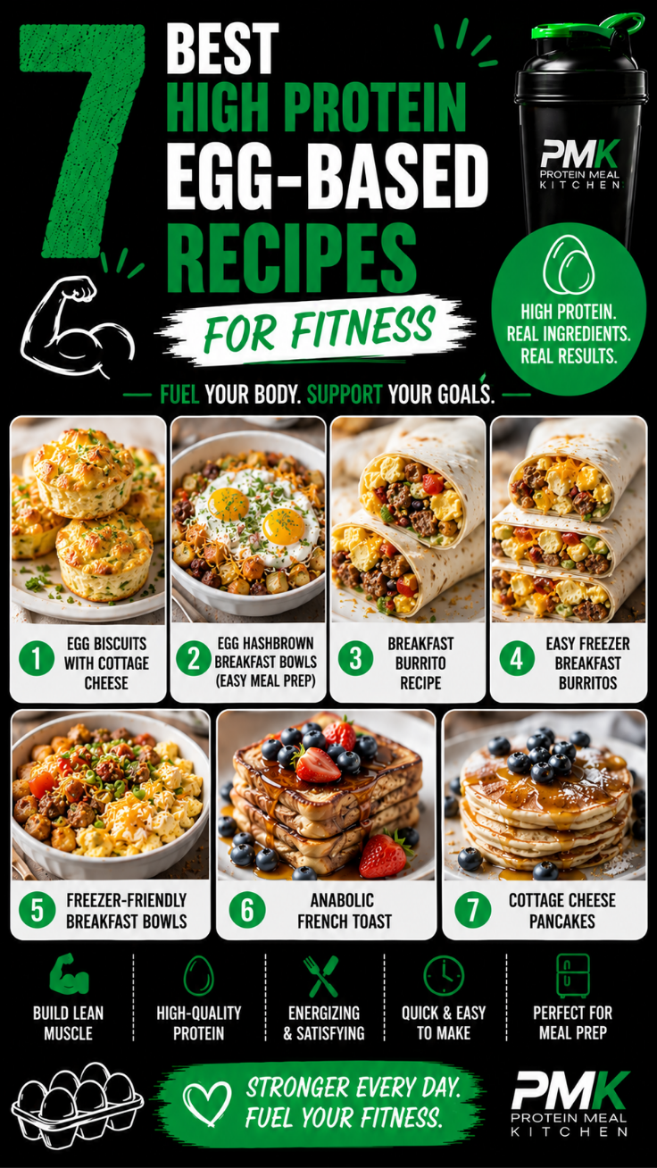 7 Best High Protein Egg-Based Recipes for Fitness