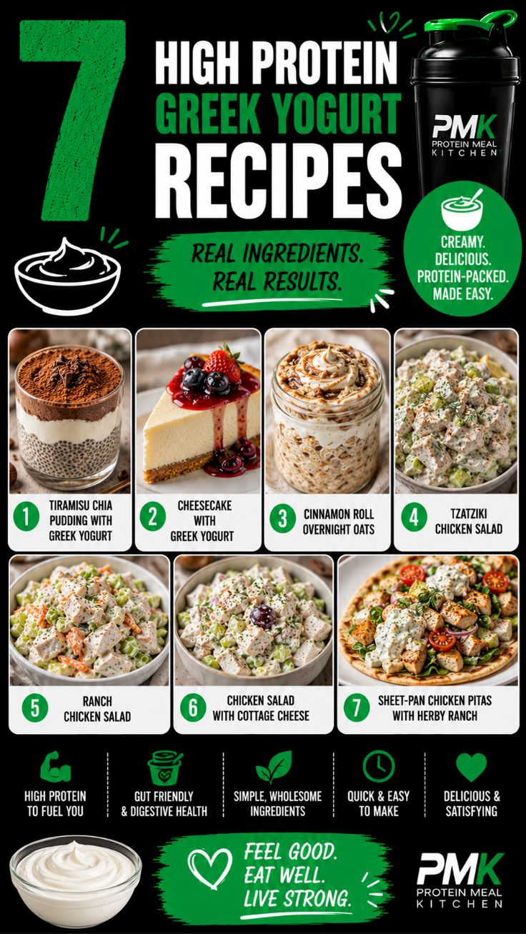 7 High Protein Greek Yogurt Recipes for Healthy Meals