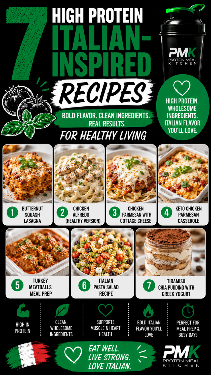 7 High Protein Italian-Inspired Recipes for Healthy Living