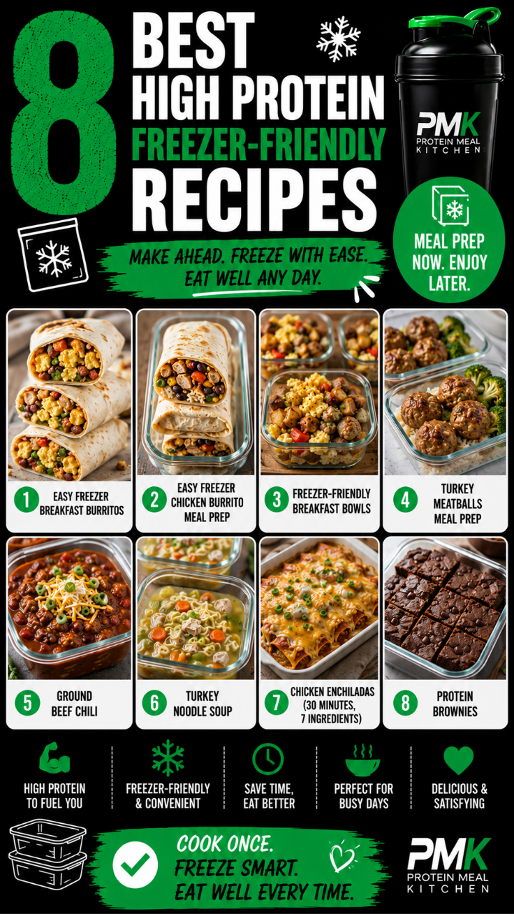 8 Best High Protein Freezer-Friendly Recipes for Easy Meals