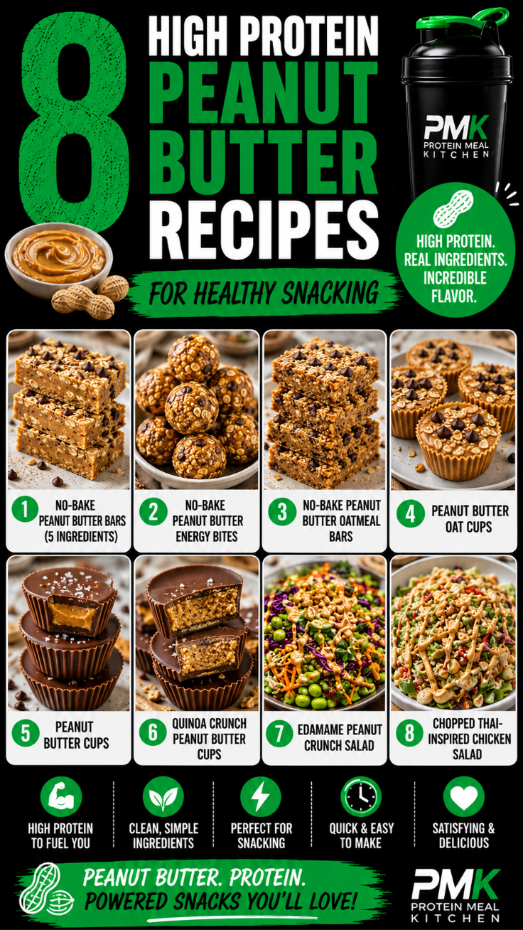 8 High Protein Peanut Butter Recipes for Healthy Snacking