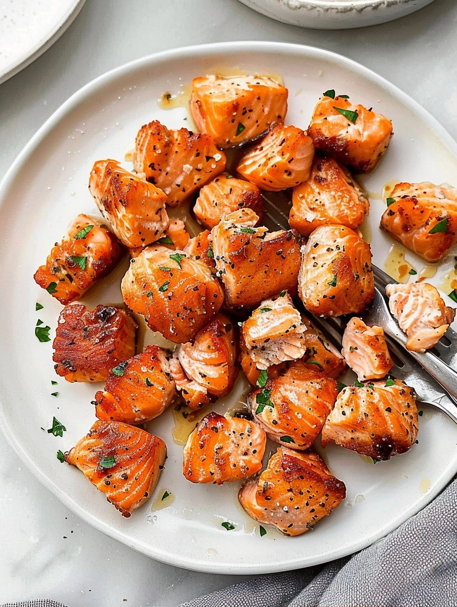 Air Fryer Salmon Bites