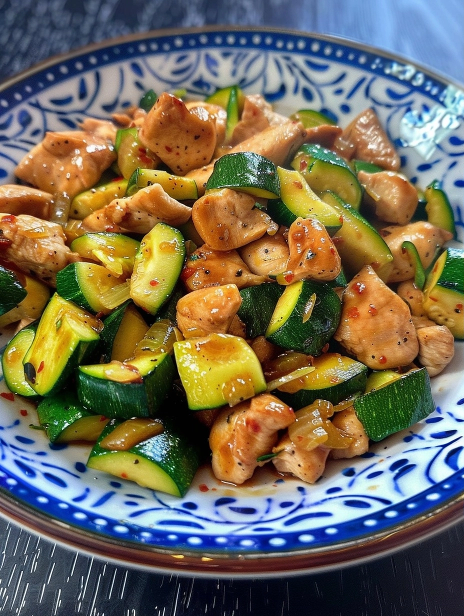 Chicken Zucchini Stir Fry