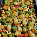 Easy Sheet Pan Cashew Chicken Recipe for Busy Weeknights