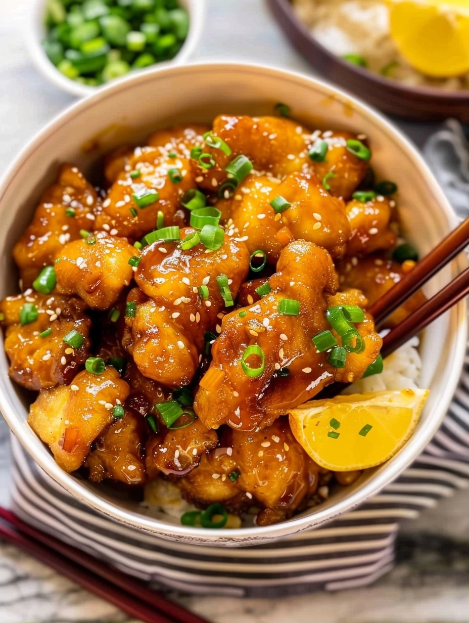 Healthy Chinese Lemon Chicken
