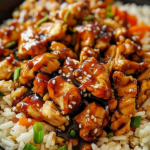 Honey BBQ Chicken Rice