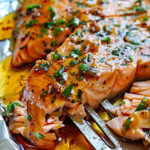 Spicy Honey Baked Salmon