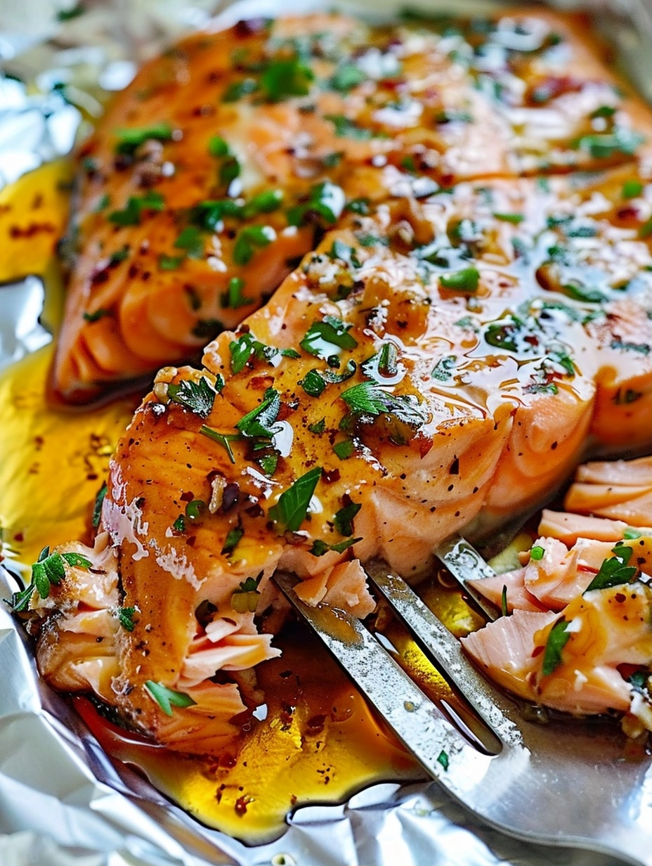 Spicy Honey Baked Salmon